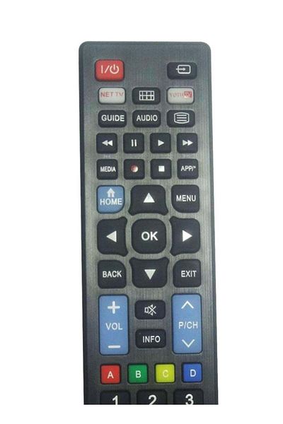 erorex Remote Control For TV Screen Black