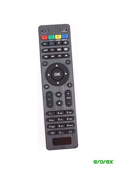 erorex Remote Control For Mag Smart TV, IPTV And Set Top Box Black