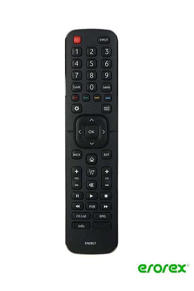 erorex Remote Control For Hisense TV Black