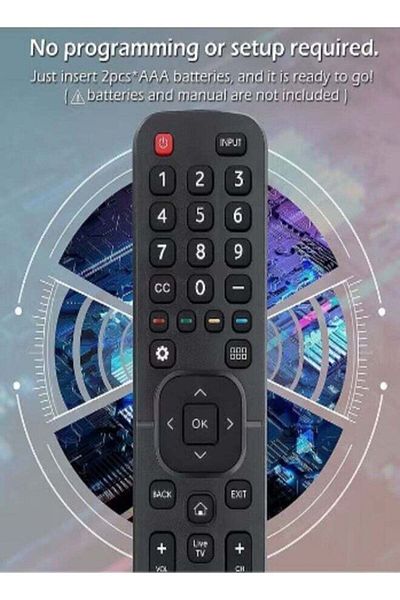 erorex Replacement Control for Hisense TV Remote Control for Hisense Smart TV with Netflix