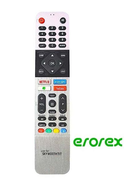 erorex جهاز تحكم عن بعد بديل جديد متوافق مع تلفزيون Skyworth Android
