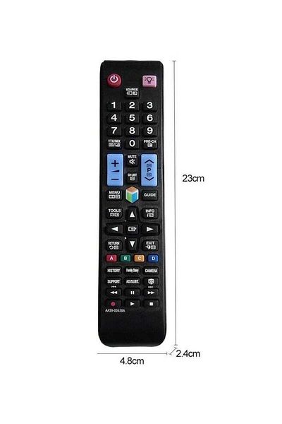 erorex Universal Wireless TV Remote Control For Smart TV Black