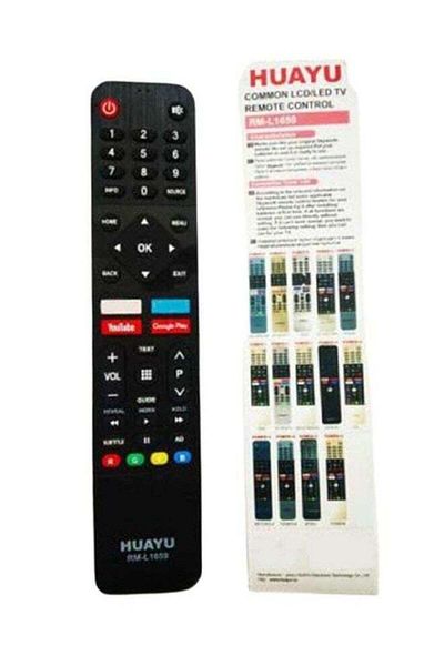erorex جهاز تحكم عن بعد Skyworth Lcd LED TV أسود