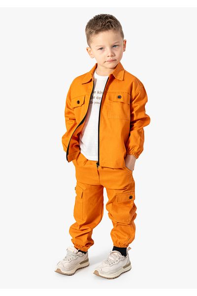 BT Baby Boys' Seasonal Gabardine Trousers Jacket Short Sleeve T-Shirt Triple Suit
