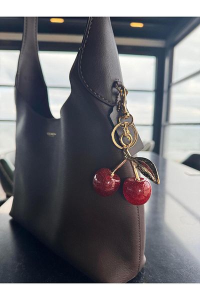 Pelin Aksesuar Cherry Bag Accessory Keychain