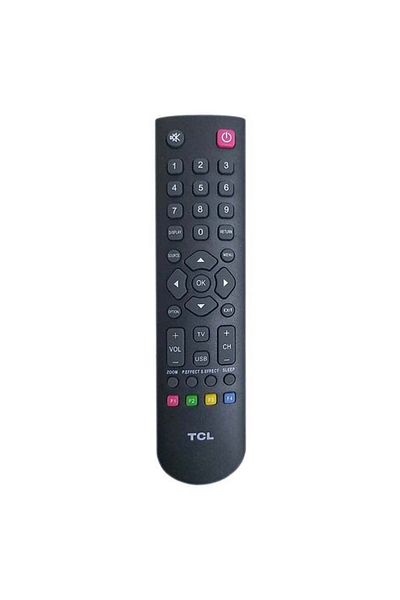 erorex IR TV Remote Control Black