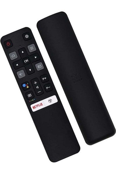 erorex جهاز تحكم عن بعد عالمي بديل لتلفزيون TCL LED LCD الذكي باللون الأسود