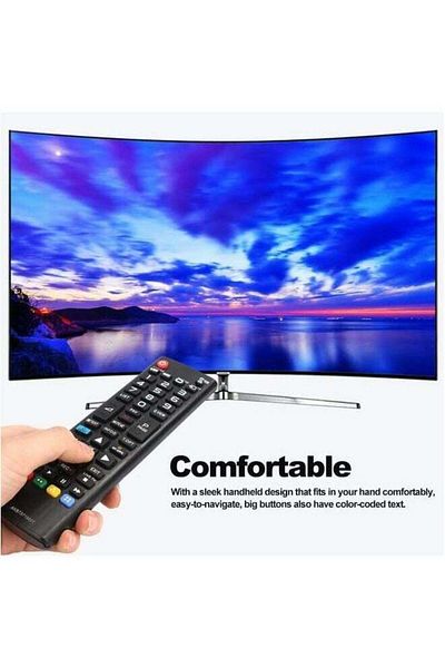 erorex جهاز تحكم عن بعد عالمي للتلفزيون Rm-L1316 LCD LED HDTV الذكي باللون الأسود