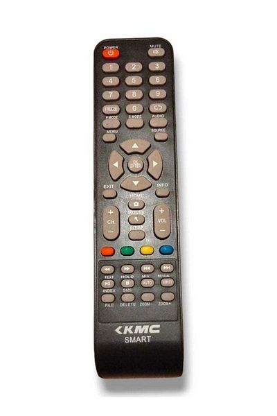 erorex Replacement Remote Control For KMC Smart TV LCD LED Black