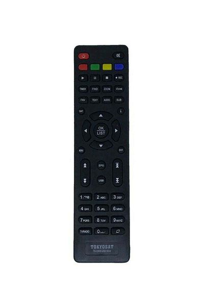 erorex TV Remote Control Black