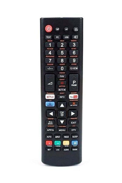 erorex New Hsr553 Remote Control For Smart Tv Lcd Led