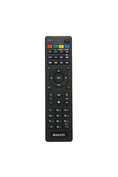 erorex Replacement Tv Remote Controller For Mag 250 254 255 260 261 270 Iptv For Set Top Box Black