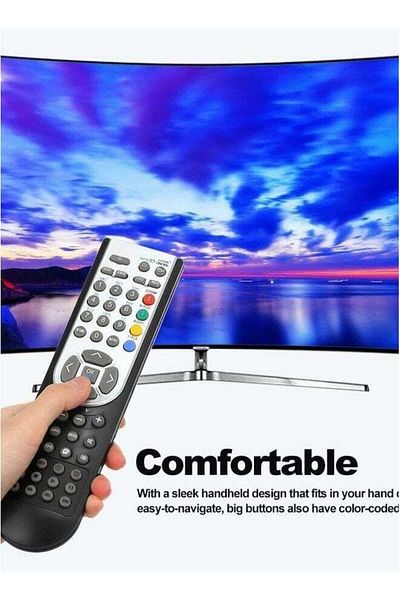 erorex Remote Control For Oki Plasma Smart Tv Black Silver