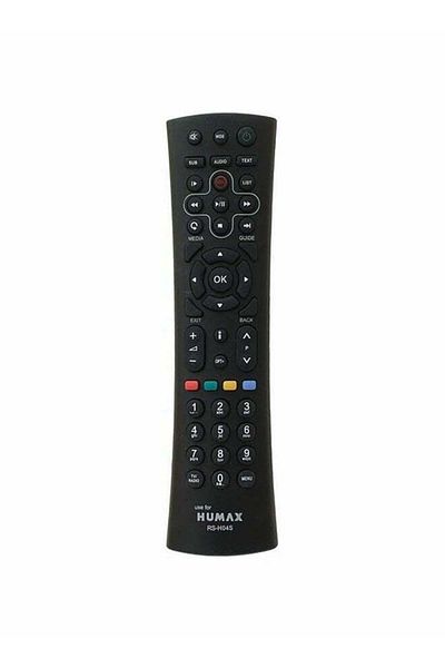 erorex جهاز تحكم عن بعد لجهاز استقبال هيوماكس OSN باللون الأسود