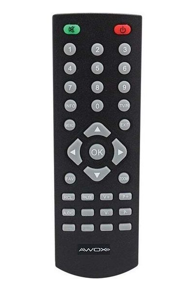 erorex Awox Logix SD Case Satellite Receiver Remote Control