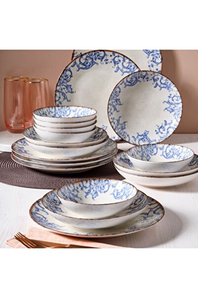 Güral Porselen Camelia 18 Parça 6 Kişilik Yemek Takımı 31655