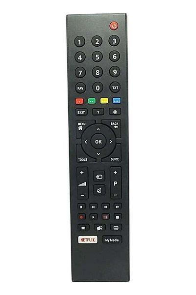 erorex جهاز التحكم عن بعد لتلفزيون Beko Smart LCD LED مع زر Netflix