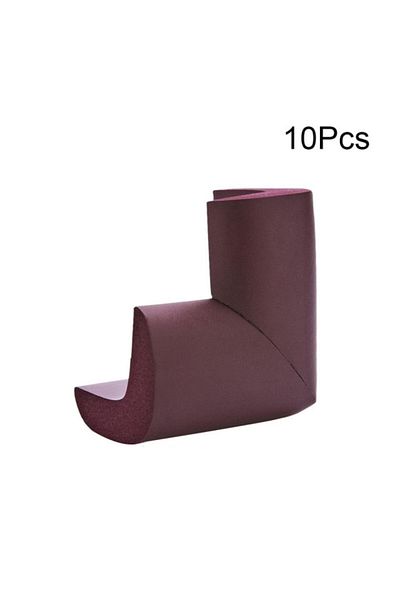 BabySafe Baby Safe - Furniture Corner Bump Guards - Set of 10 - Brown
