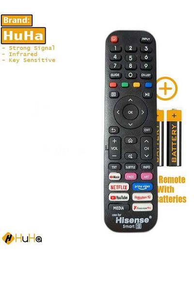 erorex جهاز التحكم عن بعد لتلفزيون Hisense Nikai Arrow Haam وMTC