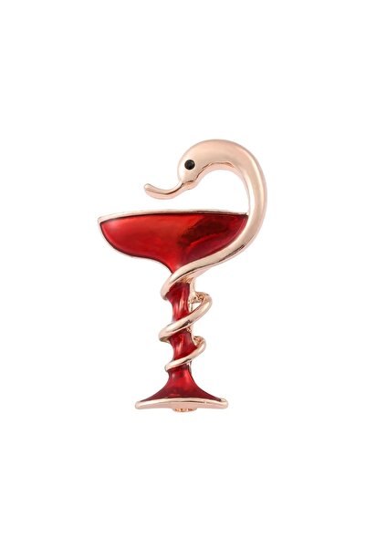 Prof Eczacılık Sembölü Medikal Broş P0604