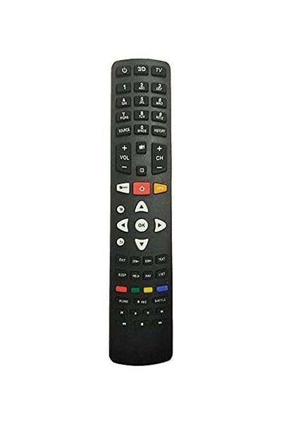 erorex Remote Control For Tcl , Jac , Unionaire Screen Black
