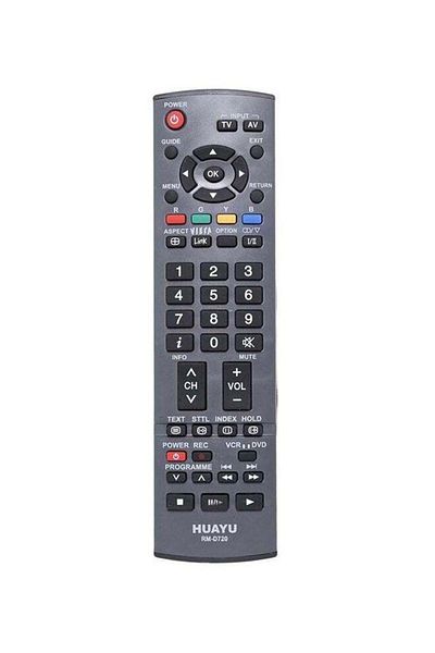 erorex Remote Control For Panasonic LCD/LED TV Black