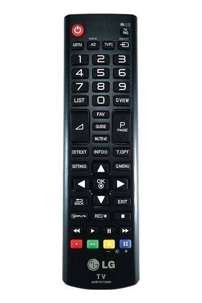 erorex جهاز التحكم عن بعد AKB73715686 لتلفزيون LED-LCD من Kl Lg بزر بسيط