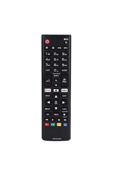 erorex جهاز تحكم عن بعد عالمي بديل لتلفزيون LG LED/LCD الذكي باللون الأسود