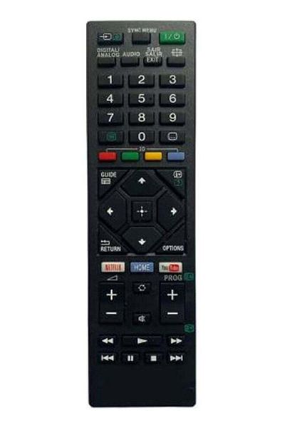 erorex HDF Remote Control Compatible For LCD/LED TV. RM-L-1615 Sony Smart Remote Controller Black