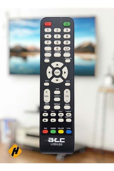 erorex ATC LCD/LED Remote | Replacement Remote Control For ATC LCD LED TVs Black