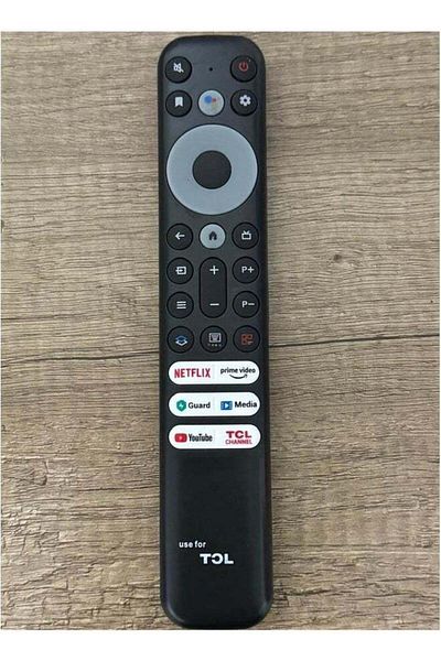 erorex جهاز التحكم عن بعد لشاشة Tcl 4K باللون الأسود
