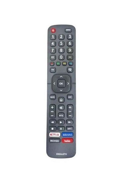 erorex Remote Control Replacement For Hisense TVs Black EN2AJ27H Hisense LCD/LED Smart TV