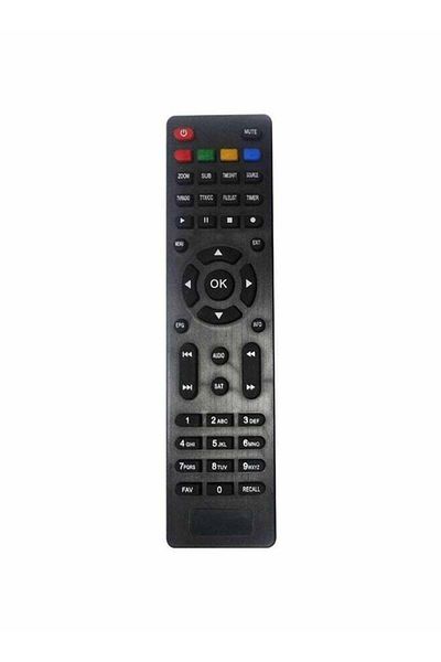 erorex جهاز التحكم عن بعد لجهاز استقبال Astra 7000T1 HD باللون الأسود