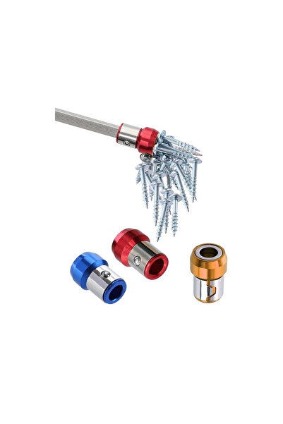 BGA 3 pcs Matkap ucu manyetik vida tutucu başlık bit manyetik metal tutucu ma...