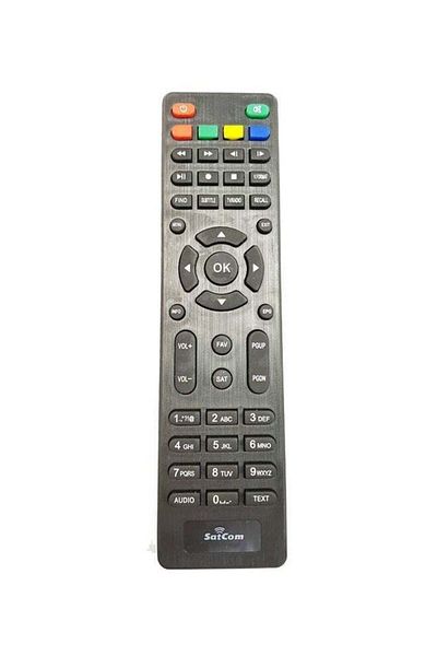 erorex Remote Control For Satcom Mini HD Receiver Black