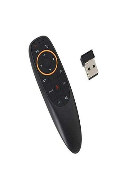 erorex G10 voice air mouse 2.4GHz Wireless Voice Smart Remote Control for Android TV Box, PC, Laptop Black