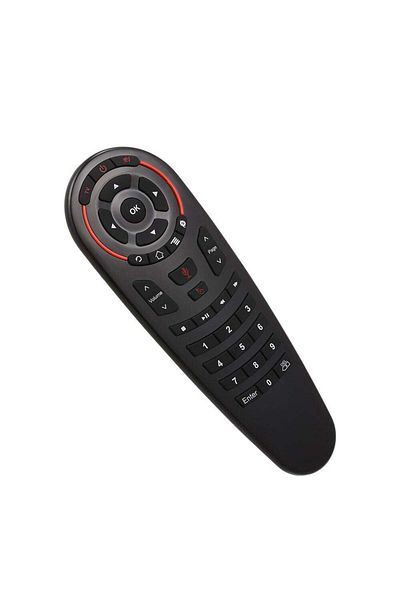 erorex Remote Control Wireless Voice Air Mouse Gyro Sensing Black