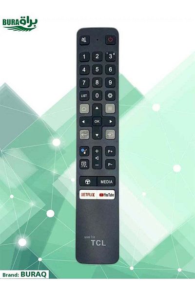 erorex Replacement Remote Control for TCL Mini-LED QLED 4K UHD Smart Android TV