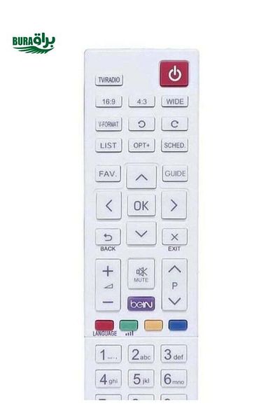 erorex Bein Sport Receiver Tv Remote Control White