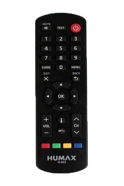 erorex TV Receiver Remote Control Black