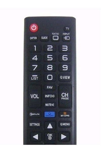 erorex Remote Control For LG Smart TV Black