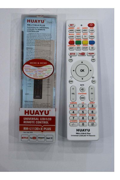 erorex جهاز تحكم عن بعد عالمي لأجهزة التلفاز LCD LED، RM-L1130 Plus