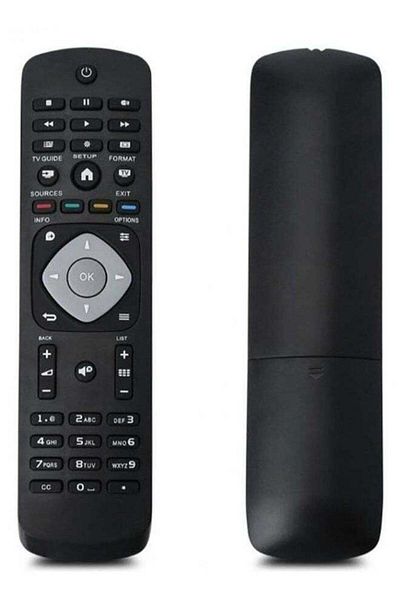 erorex Universal Philips TV Remote Control Black
