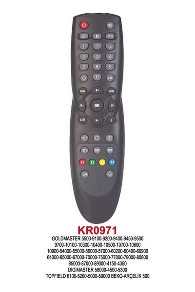 erorex KR0971 جهاز التحكم عن بعد Digimaster-Goldmaster 4100-4200-4300-4350-5500-9100-9200-9400-9450-9500