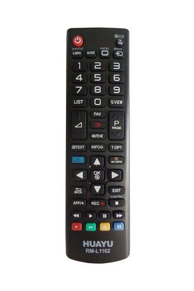 erorex Remote Control For LG TV Black