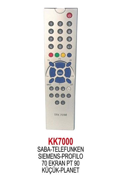 erorex جهاز التحكم عن بعد 733 KK7000-SABA،PROFILE،TELEFUNKEN،SMALL قالب