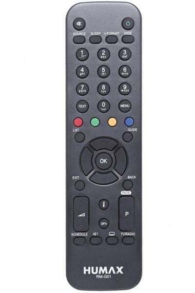 erorex Remote Control For Humax Satellite Receiver Black