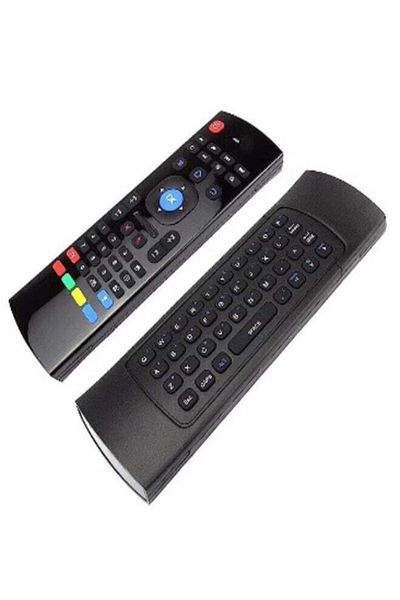 erorex 2.4G Wireless Keyboard Mouse Wireless Remote Control with Build In Mic for Android TV Box