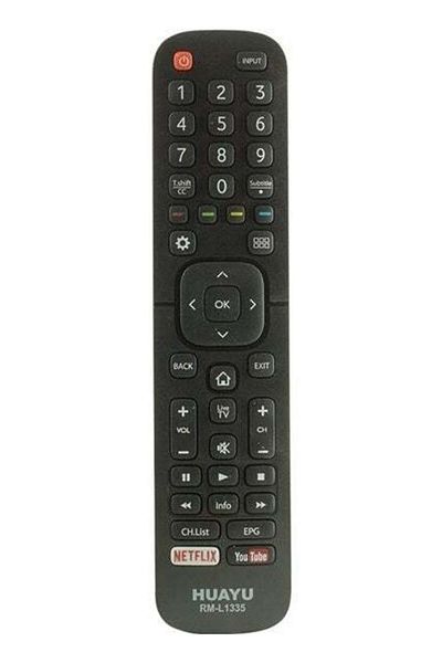 erorex KL RM-L1335 Hisense Netflix Button LCD-LED TV Remote Control