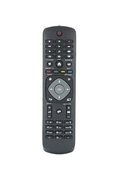erorex Remote Control For Philips LCD, LED, Plasma, Smart TV Black